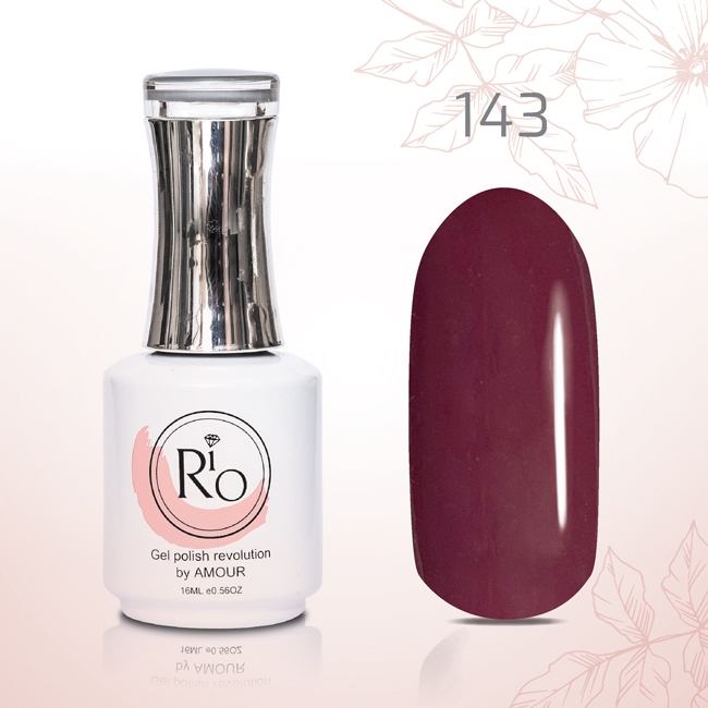 לק ג׳ל ריו 16 מ״ל Rio גוון מספר 143