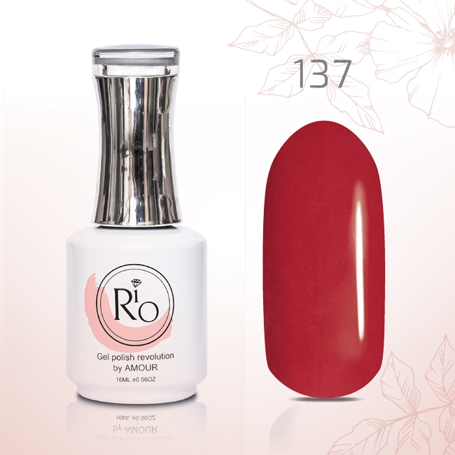לק ג׳ל 16 מ״ל Rio גוון מספר 137