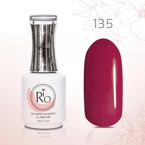 לק ג׳ל 16 מ״ל Rio גוון מספר 135