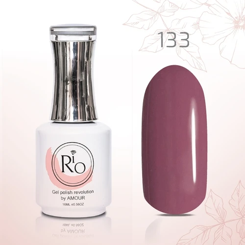 לק ג׳ל 16 מ״ל Rio גוון מספר 133