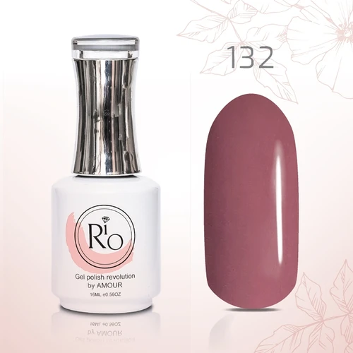 לק ג׳ל 16 מ״ל Rio גוון מספר 132