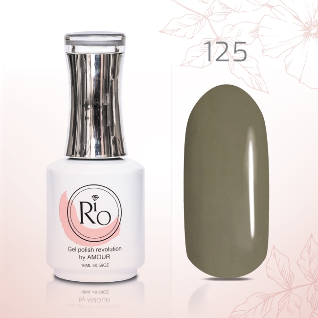 לק ג׳ל 16 מ״ל Rio גוון מספר 125