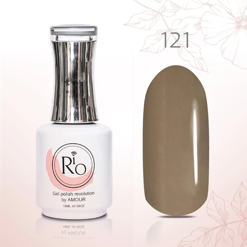 לק ג׳ל 16 מ״ל Rio גוון מספר 121