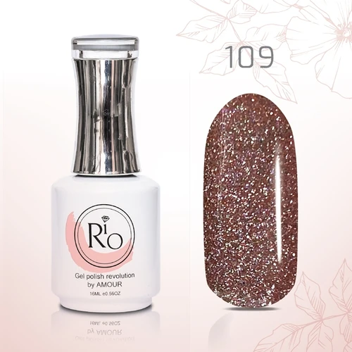 לק ג׳ל 16 מ״ל Rio גוון מספר 109