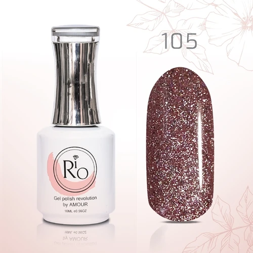 לק ג׳ל 16 מ״ל Rio גוון מספר 105