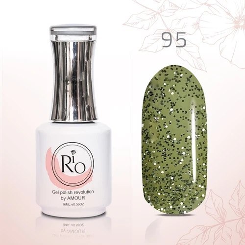 לק ג׳ל 16 מ״ל Rio גוון מספר 95