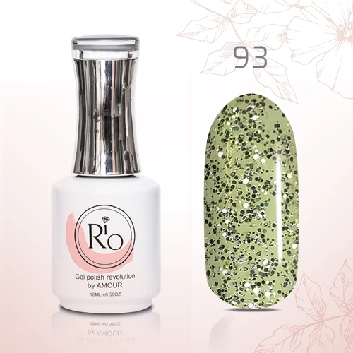 לק ג׳ל 16 מ״ל Rio גוון מספר 93