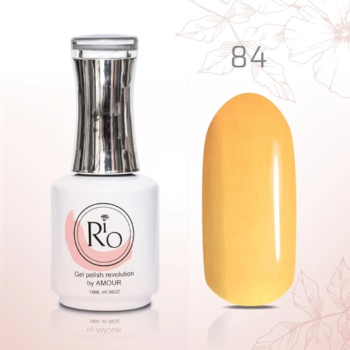 לק ג׳ל 16 מ״ל Rio גוון מספר 84