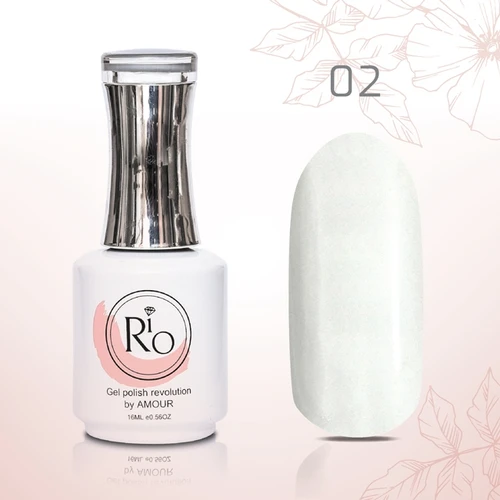 לק ג׳ל 16 מ״ל Rio גוון מספר 02