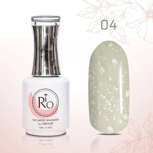 לק ג׳ל 16 מ״ל Rio גוון מספר 04