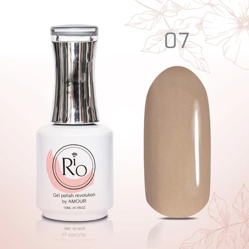 לק ג׳ל 16 מ״ל Rio גוון מספר 07