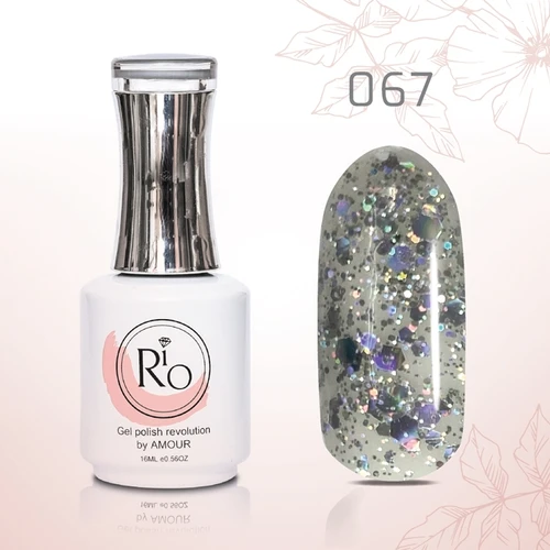 לק ג׳ל 16 מ״ל Rio גוון מספר 67