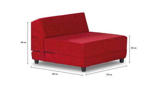 כורסאת אירוח נפתחת למיטה עם רגליים דגם מאיה