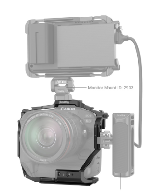 כלוב מצלמה עבור SmallRig 3884 Canon EOS R3