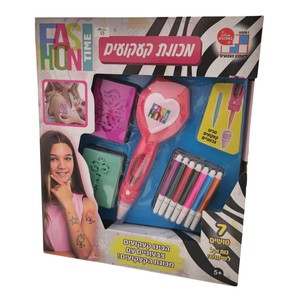 מכונת קעקועים עם ערכת טושים ותבניות מיוחדות