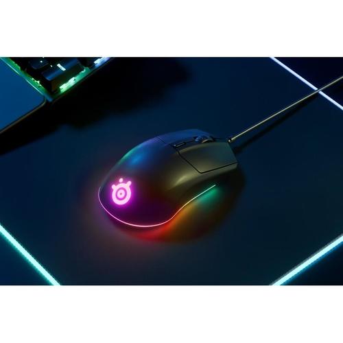 עכבר גיימינג חוטי דגם RIVAL 3 STEELSERIES בצבע שחור