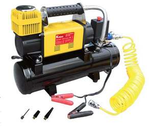 קומפרסור 12V מקצועי + מיכל דגם KR-1212 KRAUSS