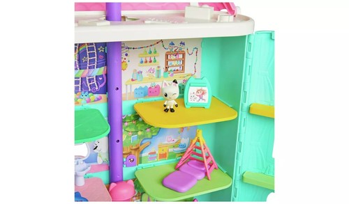 בית הבובות של גבי עם צלילים, דמויות ו-15 אביזרי משחק   