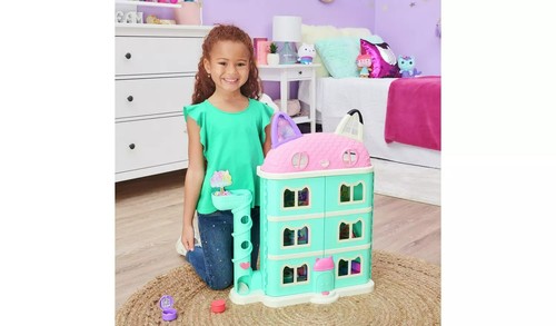 בית הבובות של גבי עם צלילים, דמויות ו-15 אביזרי משחק   