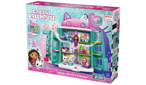 בית הבובות של גבי עם צלילים, דמויות ו-15 אביזרי משחק   