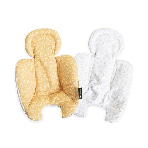 ריפוד מקטין דו צדדי לנדנדה 4moms ממרו mamaroo צהוב רשת 5.0