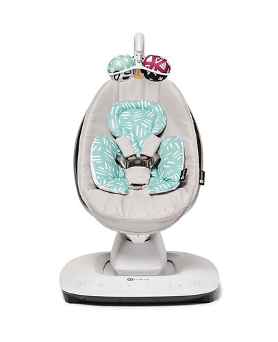 ריפוד מקטין דו צדדי לנדנדה 4moms ממרו 5 - מנטה רשת
