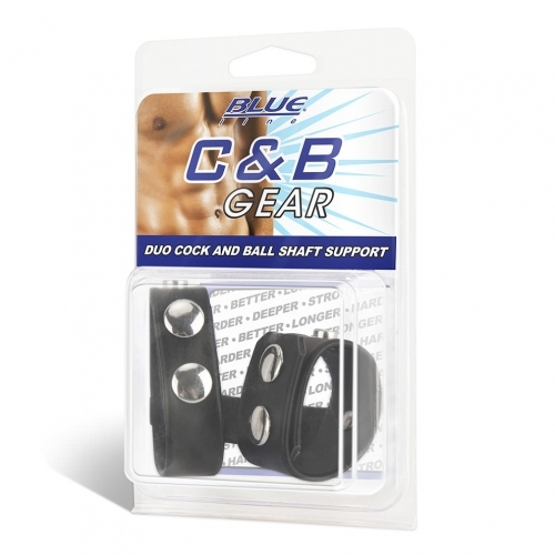 טבעת קוקרינג כפולה עם תמיכה לאשכים | Duo Cock And Ball Shaft Support