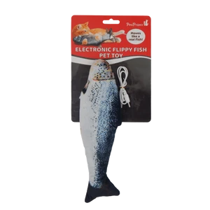 צעצוע לחתול דג רוטט עם קטניפ C34