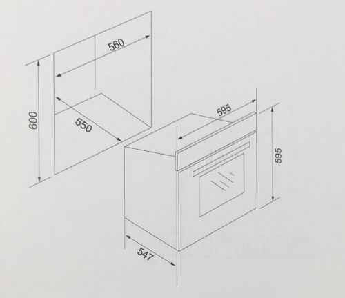 תנור בנוי HO-6505B SOL