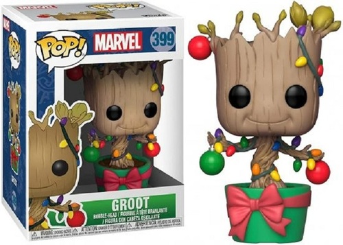 מארז מארוול הכולל בובת פופ Groot, חולצת קפטן אמריקה וספל MARVEL