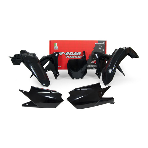 קיט פלסטיקה מלא לאופנועי ימאהה ריסטק שחור - RACETECH YAMAHA YZF250/250FX 19-24