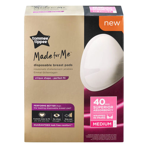 רפידות הנקה מידה M חד פעמיות 40 יחידות Tommee Tippee