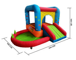 מתקן מתנפח לגינה עולם הכדורים MiraJump MJ03