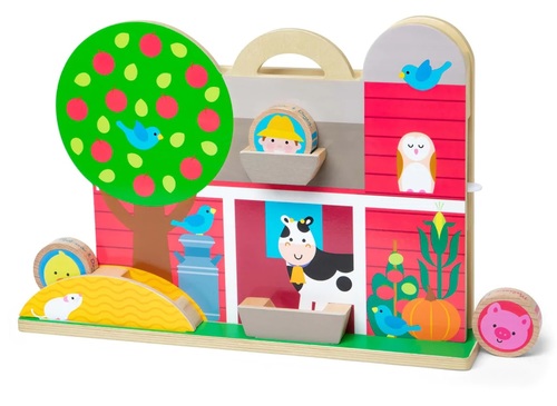 Go Tots משחקי התפתחות מעץ - אסם דו-צדדי