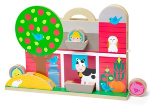 Go Tots משחקי התפתחות מעץ - אסם דו-צדדי