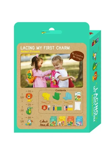 ערכת יצירה לילדים מגילאי 3 להכנת שלוש דמויות של חיות