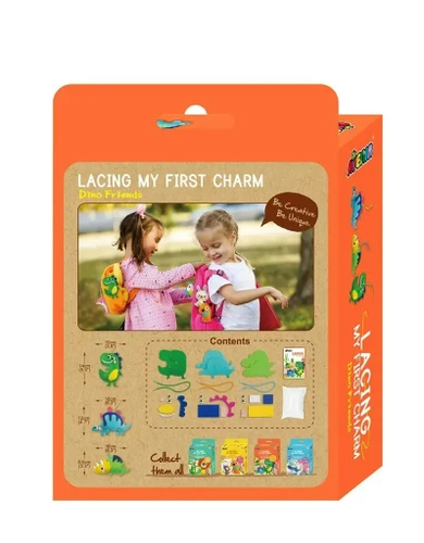 ערכת יצירה לילדים מגילאי 3 להכנת שלוש דמויות של דינוזאורים