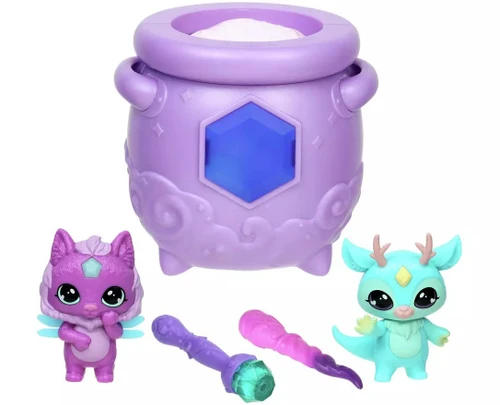 קדרה זוגית מג'יק מיקסיס עם 2 יצורים קסומים בהפתעה ושני שרביטים