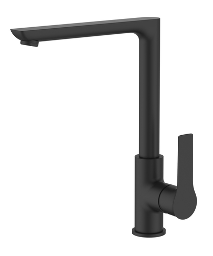 ברז פרח גבוה שחור מט BRANT B&W למטבח