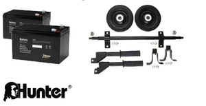  סט גלגלים וידית אחיזה לגנרטור 2200W/3200W  + סוללה 7Ah לגנרטור 3200W   101002-002 Hunter 