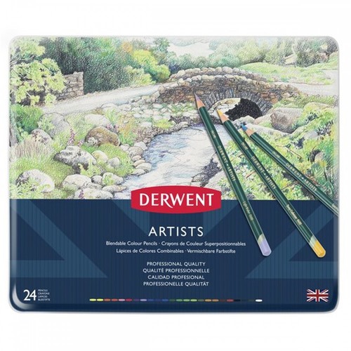 סט 24 צבעי עפרון 'ארטיסט' Derwent artist 32093