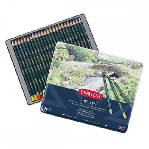 סט 24 צבעי עפרון 'ארטיסט' Derwent artist 32093