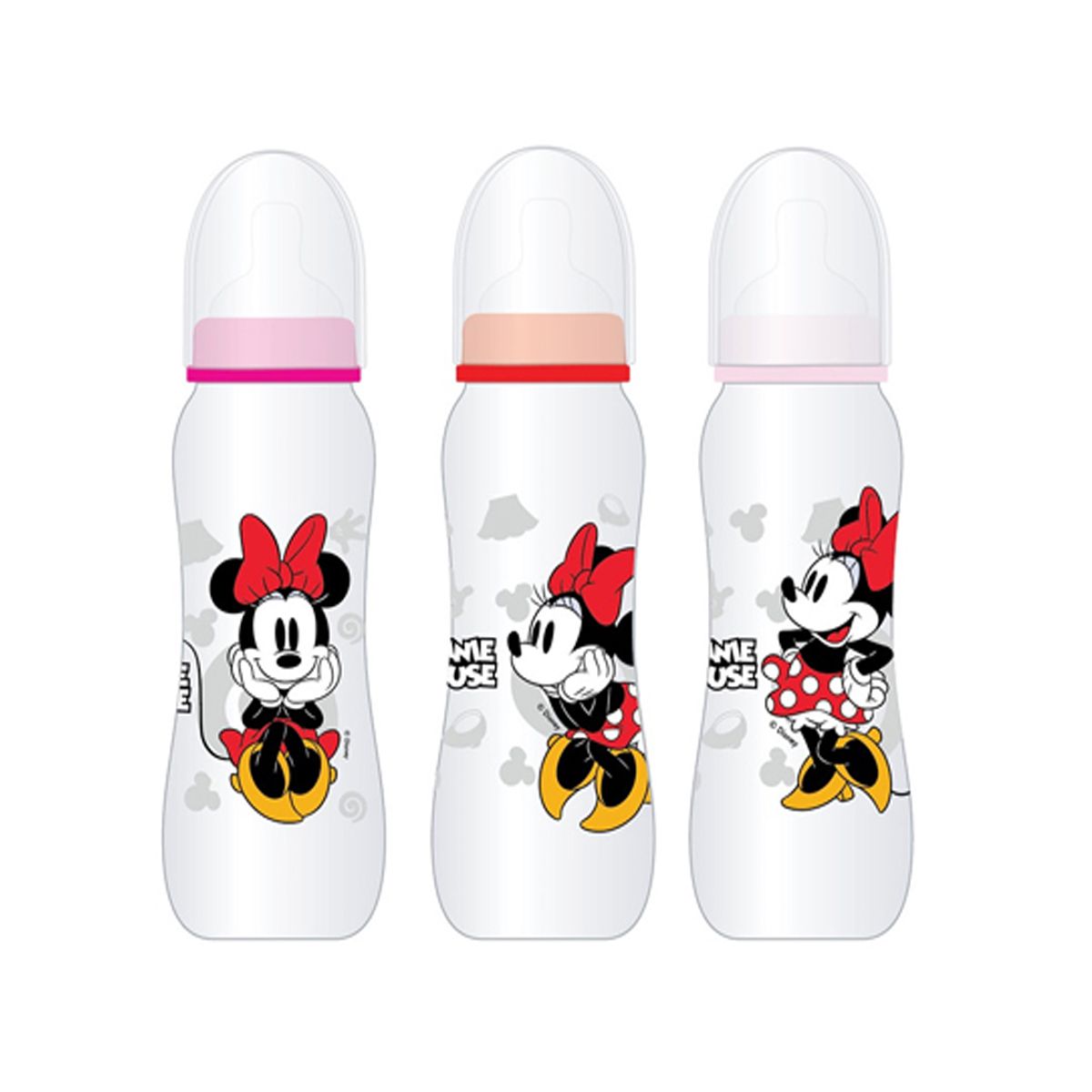 שלישיית בקבוקי האכלה צרים מיני מאוס Disney