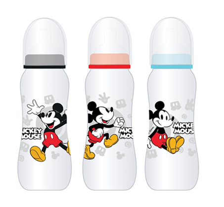 שלישיית בקבוקי האכלה צרים מיני מאוס Disney