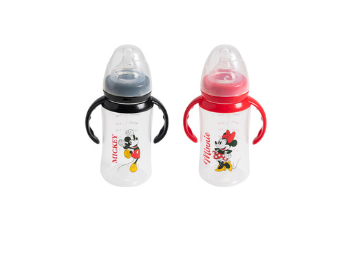 בקבוק האכלה רחב עם ידיות מיני מאוס / מיקי מאוס Disney