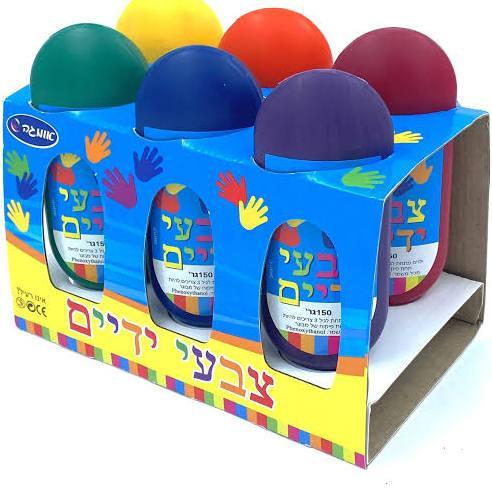 צבעי ידיים 6 יחידות