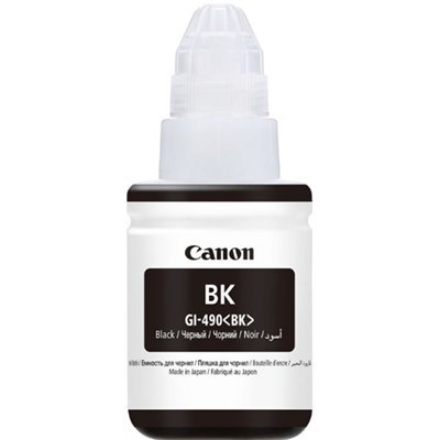 בקבוקון מילוי מקורי שחור Canon GI490BK קנון