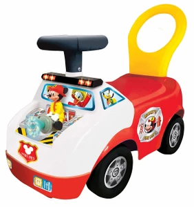 בימבה אינטרקטיבית 2 ב 1 מיקי מאוס כבאית עם אפקטים, אורות ודמוי זרנוק מסתובב ומאיר בחזית