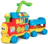 הליכון לימודי לתינוק בצורת רכבת 3 ב 1 דובר עברית - צבעוני
