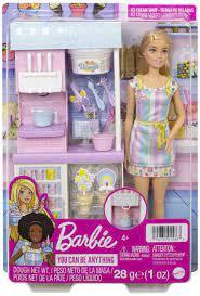 ברבי – מארז גלידריה כולל בצק - BARBIE HCN46